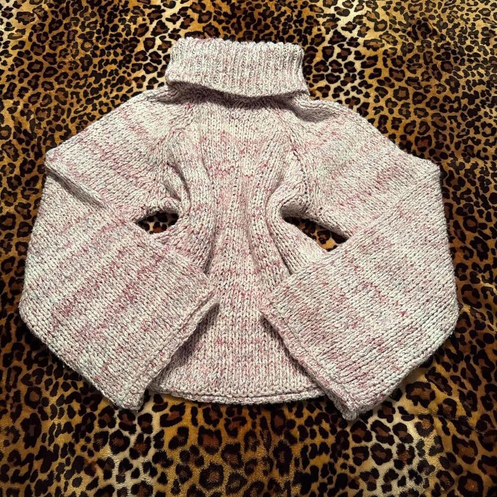 Urban Outfitters Women's Pink/Purple Sweater